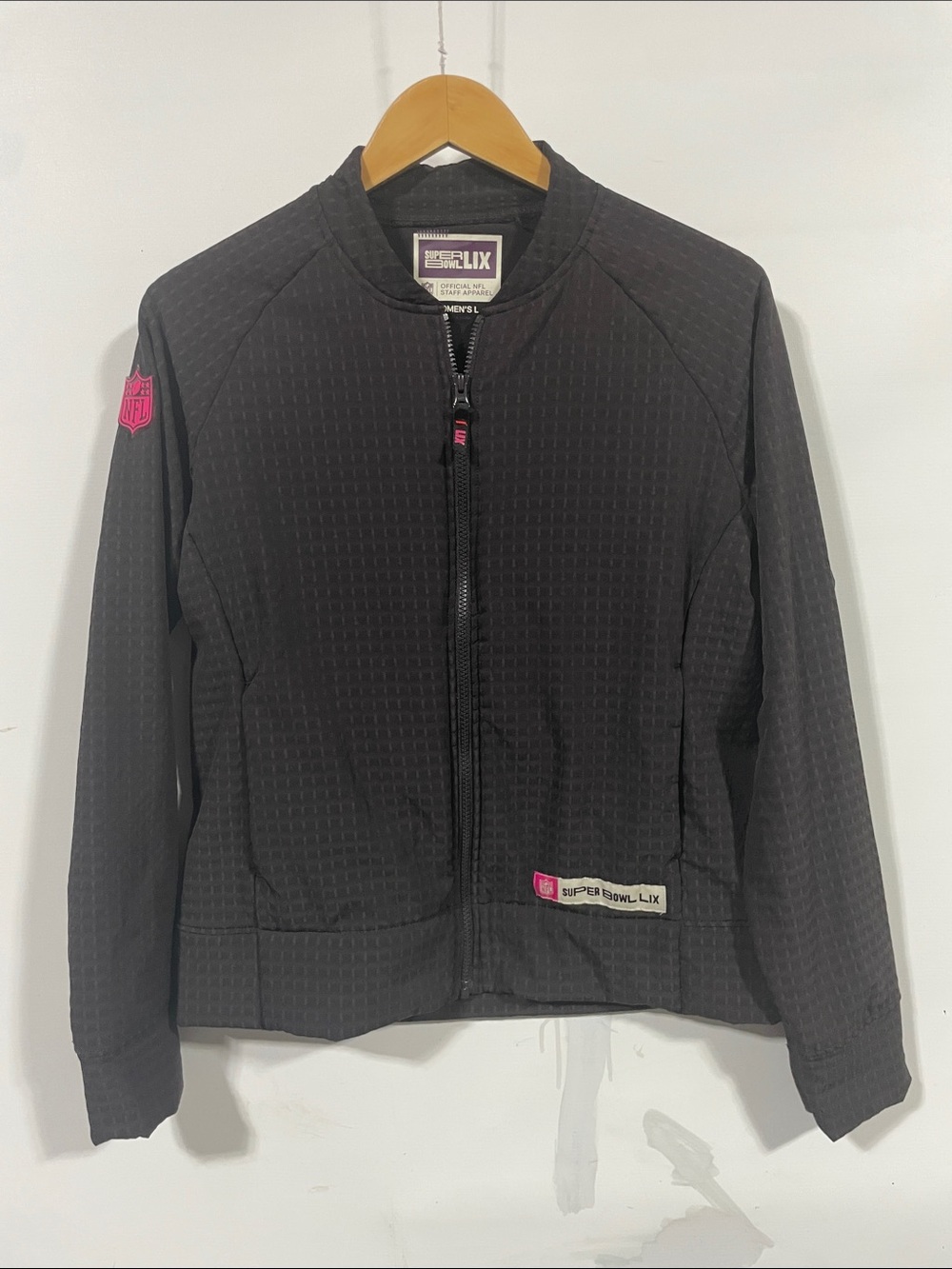 Official NFL Staff Apparel Women's Black Zip-Front Jacket